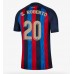 Cheap Barcelona Sergi Roberto #20 Home Football Shirt 2022-23 Short Sleeve